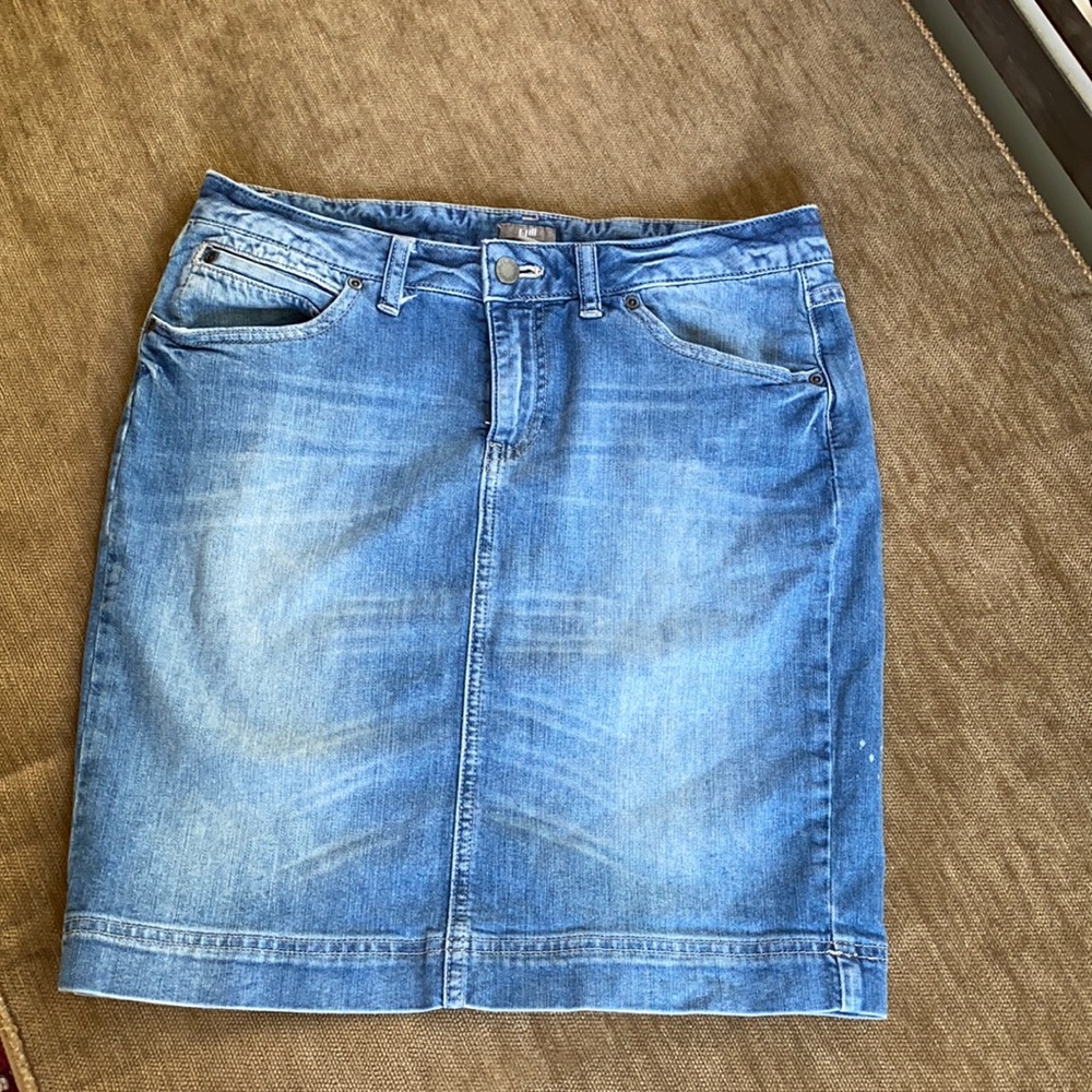 J.Jill denim above knee skirt